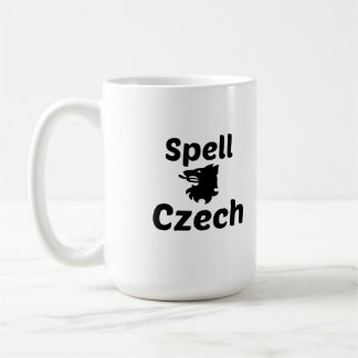 TAZA DE CAFÉ SPELL CZECH