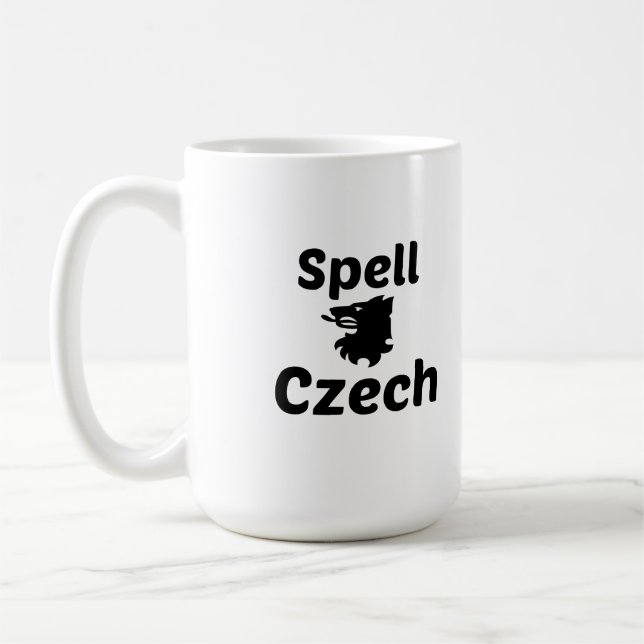 TAZA DE CAFÉ SPELL CZECH (Izquierda)