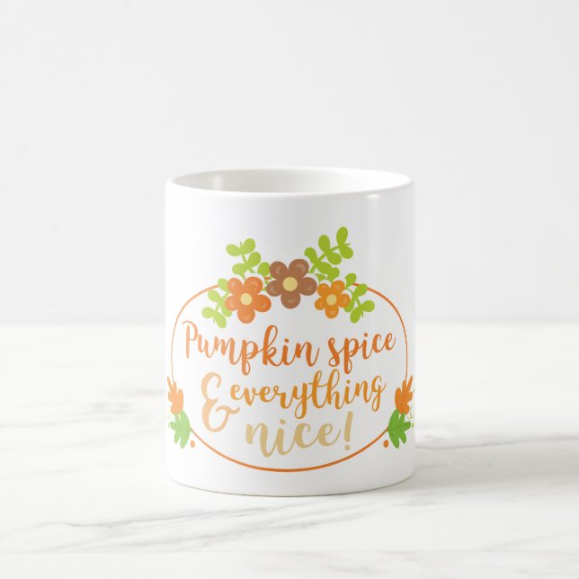Taza De Café Spice de calabaza otoñal y todo lo bueno (Centro)