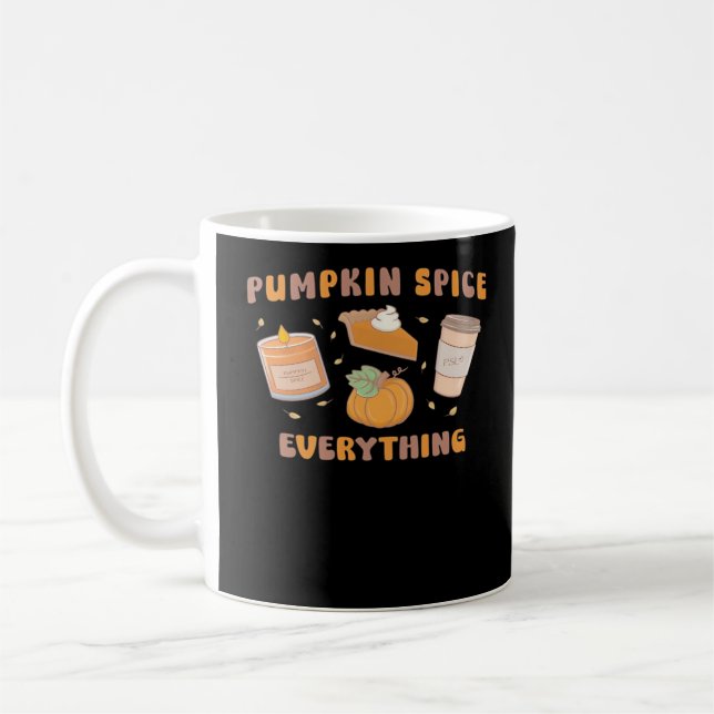 Taza De Café Spice de calabaza Todo Funny Otoño (Izquierda)