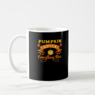 Taza De Café Spice De Calabaza Y Todo Lo Bueno Cae Café Latt