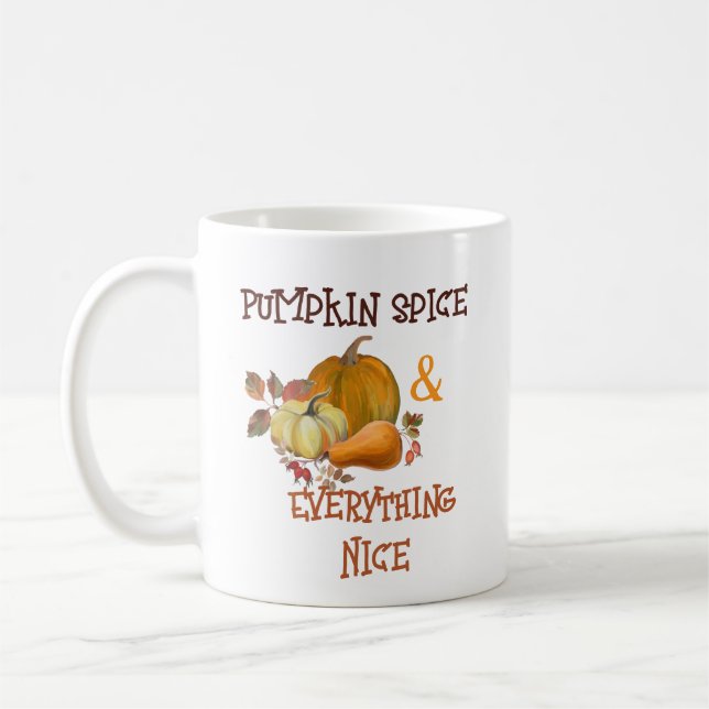 Taza De Café Spice de calabaza y todo lo bueno de otoño (Izquierda)