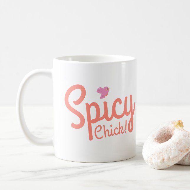 TAZA DE CAFÉ SPICY BIRD BUDDY (Con donut)