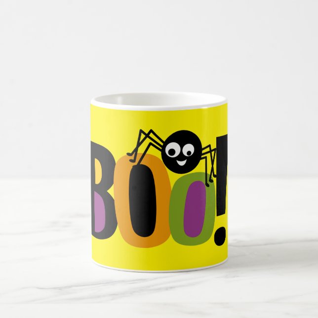 Taza De Café Spider BOO Halloween (Centro)