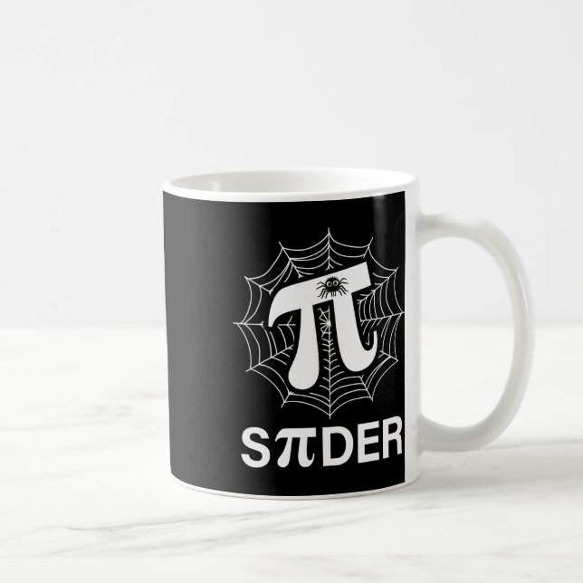 Taza De Café Spider Pi Spider Science Math Teacher Funny Spider (Derecha)
