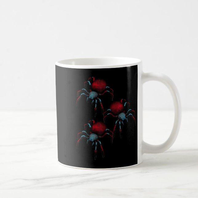 Taza De Café Spider Spider Spider 3d Mujer Hombre Chica (Derecha)