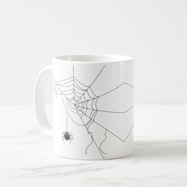 Taza De Café spider web (Anverso izquierdo)