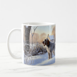 Taza De Café Spinone Italiano Let It Snow Navidad