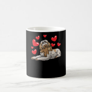 Taza De Café Spinone Italiano Perro Con Animales Llenos Y