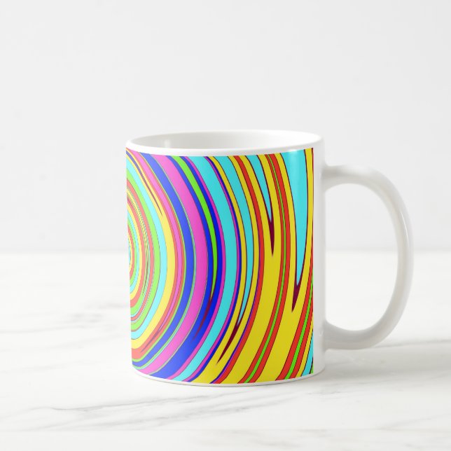 Taza De Café Spiral Hallway Swirl Mug (Derecha)