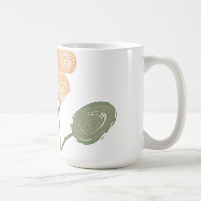 Taza De Café Spirals of Blooming Energy (Derecha)
