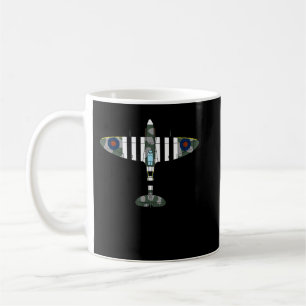 Taza De Café Spitfire Avión Británico Icónico de la Segunda Gue