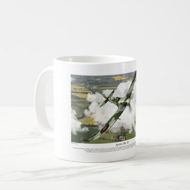 Taza De Café Spitfire Mk. IX (Anverso izquierdo)