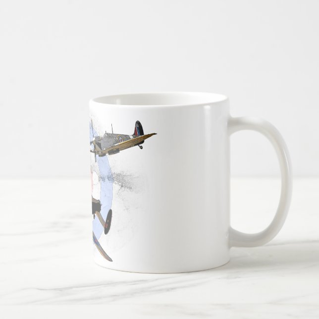 Taza De Café Spitfire y Lancaster (Derecha)
