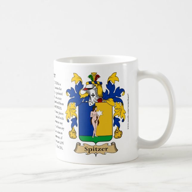 Taza De Café Spitzer, el origen, el significado y el escudo (Derecha)