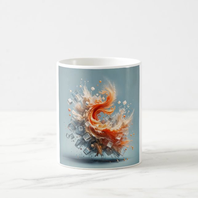 Taza De Café Splash Tropical (Centro)