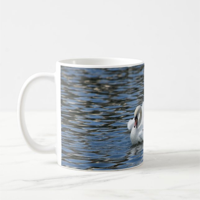 Taza De Café Splashing Swan on Mug (Izquierda)