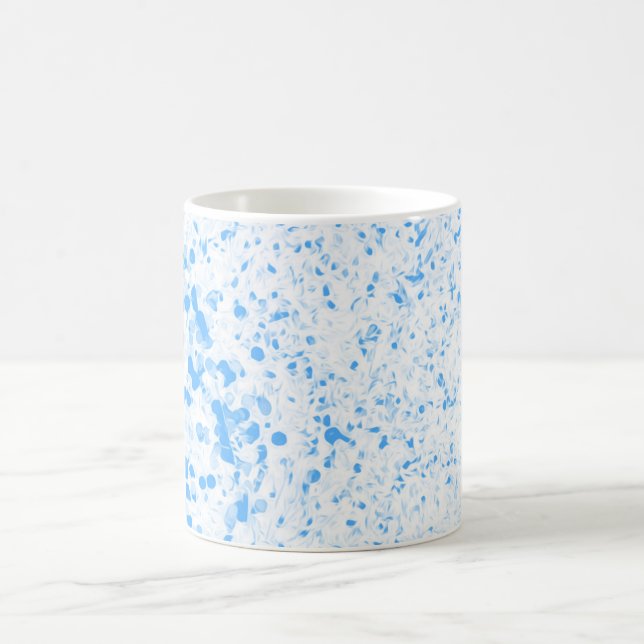 Taza De Café Splatter Texture - Blue (Centro)