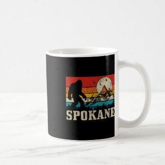 Taza De Café Spokane Washington Bigfoot Vintage Mountain Hunter