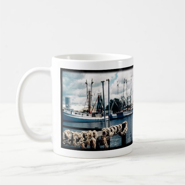 Taza De Café Sponge Docks Tarpon Springs Florida (Izquierda)