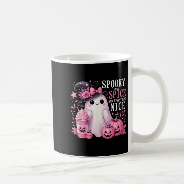 Taza De Café Spooky And Spice And Everything Nice Halloween Pin (Derecha)