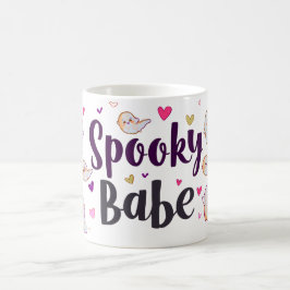 Taza De Café Spooky Babe Mug | Cute Halloween Coffee Cup
