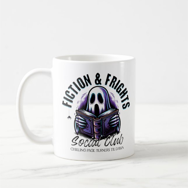Taza De Café Spooky Book Social Club (Izquierda)