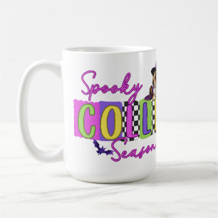 Taza De Café Spooky Collie Halloween Mug
