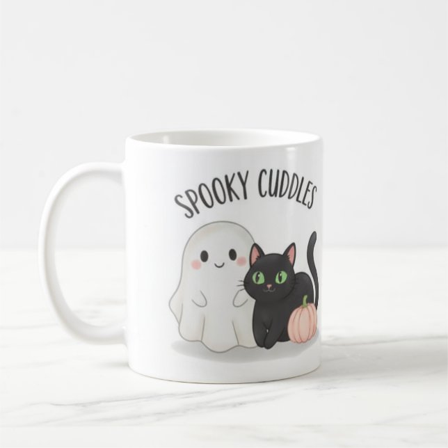 Taza De Café Spooky Cute Halloween Mug (Izquierda)