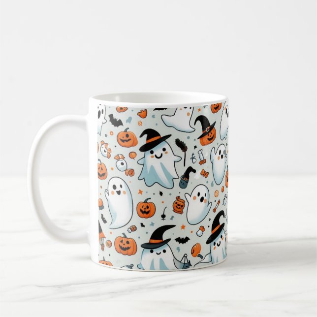 Taza De Café Spooky Ghost Fiesta Mug (Izquierda)