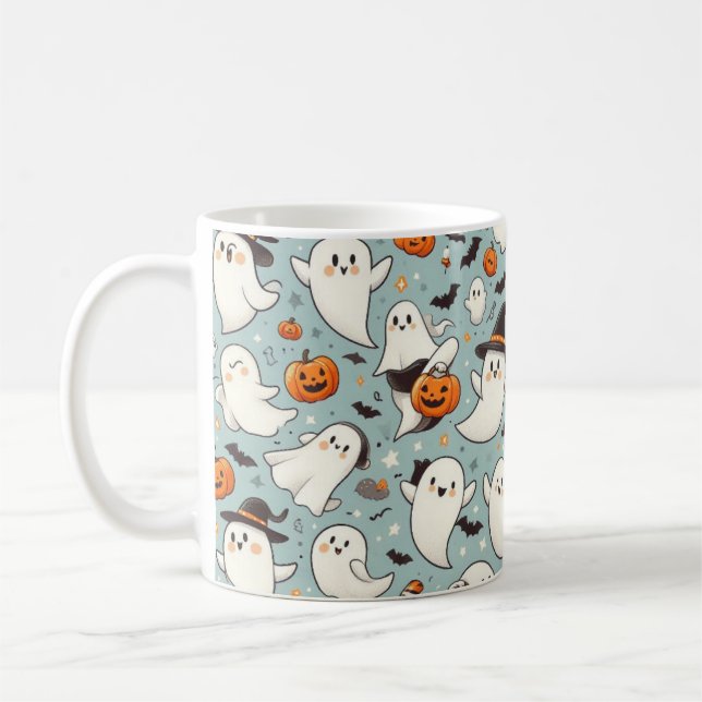 Taza De Café Spooky Ghost Fiesta Mug (Izquierda)
