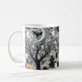 Taza De Café Spooky Graveyard Mug