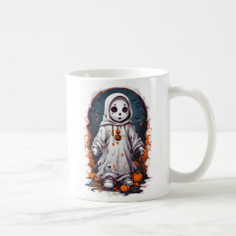 Taza De Café Spooky Halloween Doll