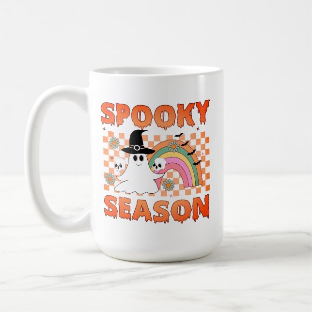 Taza De Café Spooky Season Halloween Vibes-45634 (Izquierda)