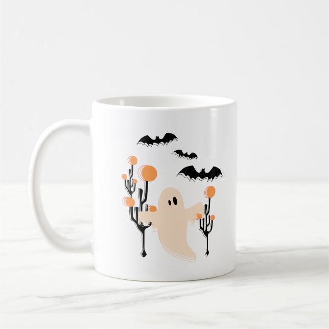 Taza De Café Spooky Sips Mug 01 (Izquierda)