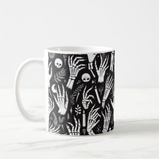 Taza De Café Spooky Skeleton Hands Mug