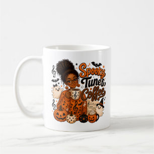 Taza de café Spooky Tunes – Regalo para profesor d