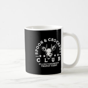 Taza De Café Spoon and Crockpot Club Mañana Trofeo Deer Hun