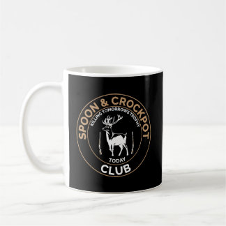 Taza De Café Spoon Y Crockpot Club Matando A Tomorrows Trophy T