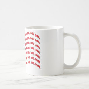 Taza De Café sPORT-bIKE-fLAG-wAVE