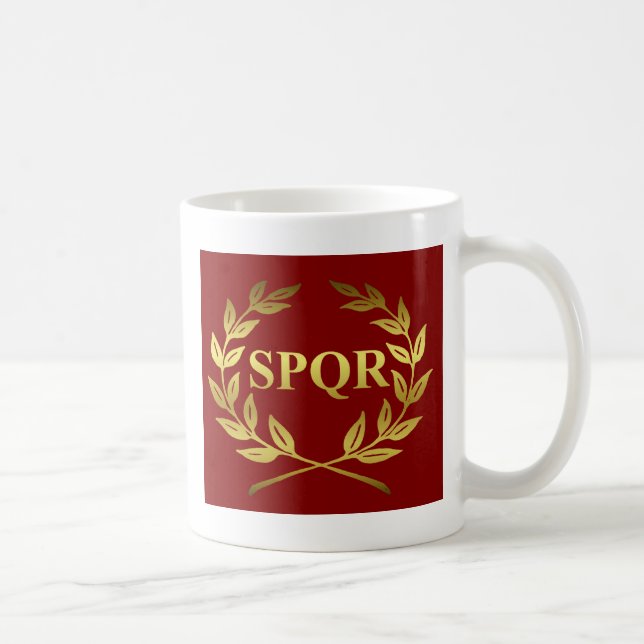 TAZA DE CAFÉ SPQR (Derecha)