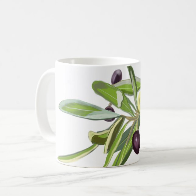 Taza De Café Spray Olive (Anverso izquierdo)