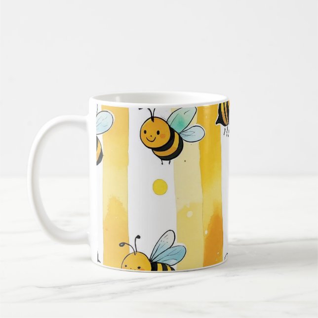 Taza De Café Spring,Bee,Kids Friendly,mug (Izquierda)