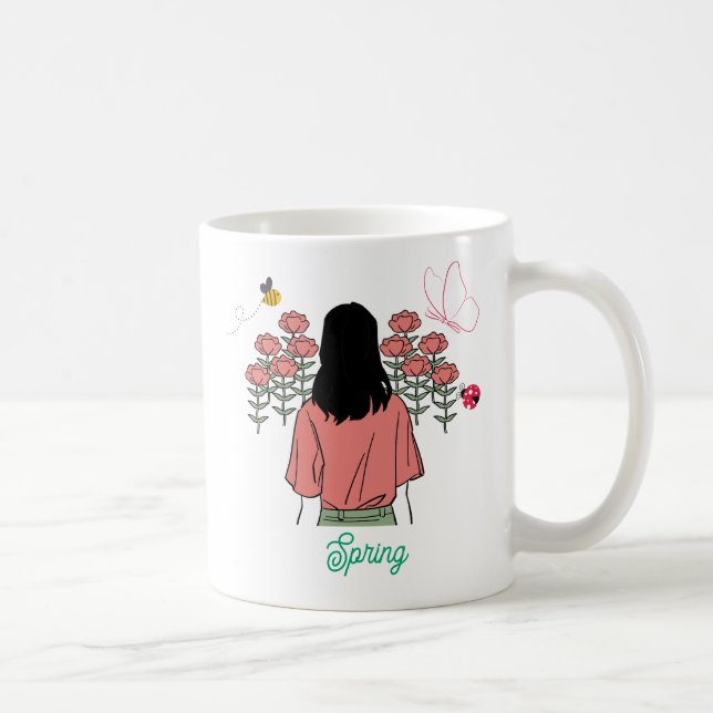 Taza De Café Spring Bloom (Derecha)