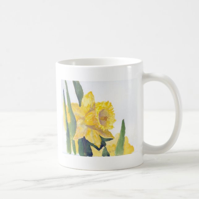 Taza De Café Spring Daffodils (Derecha)