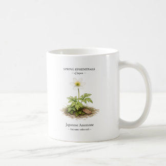 Taza De Café Spring Ephemerals of Japan – Japanese Anemone