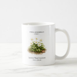 Taza De Café Spring Ephemerals of Japan – Japanese Wood Anemone