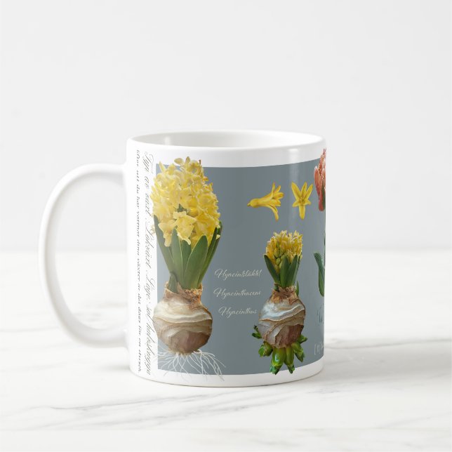 Taza De Café Spring flowers garden mug. (Izquierda)