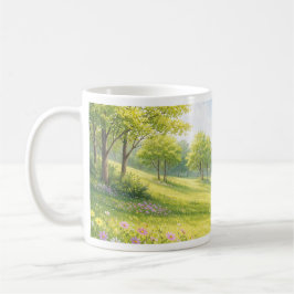 Taza De Café Spring Meadow Nature Mug