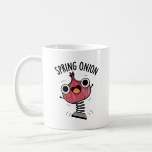 Taza De Café Spring Onion Funny Veggie Puns